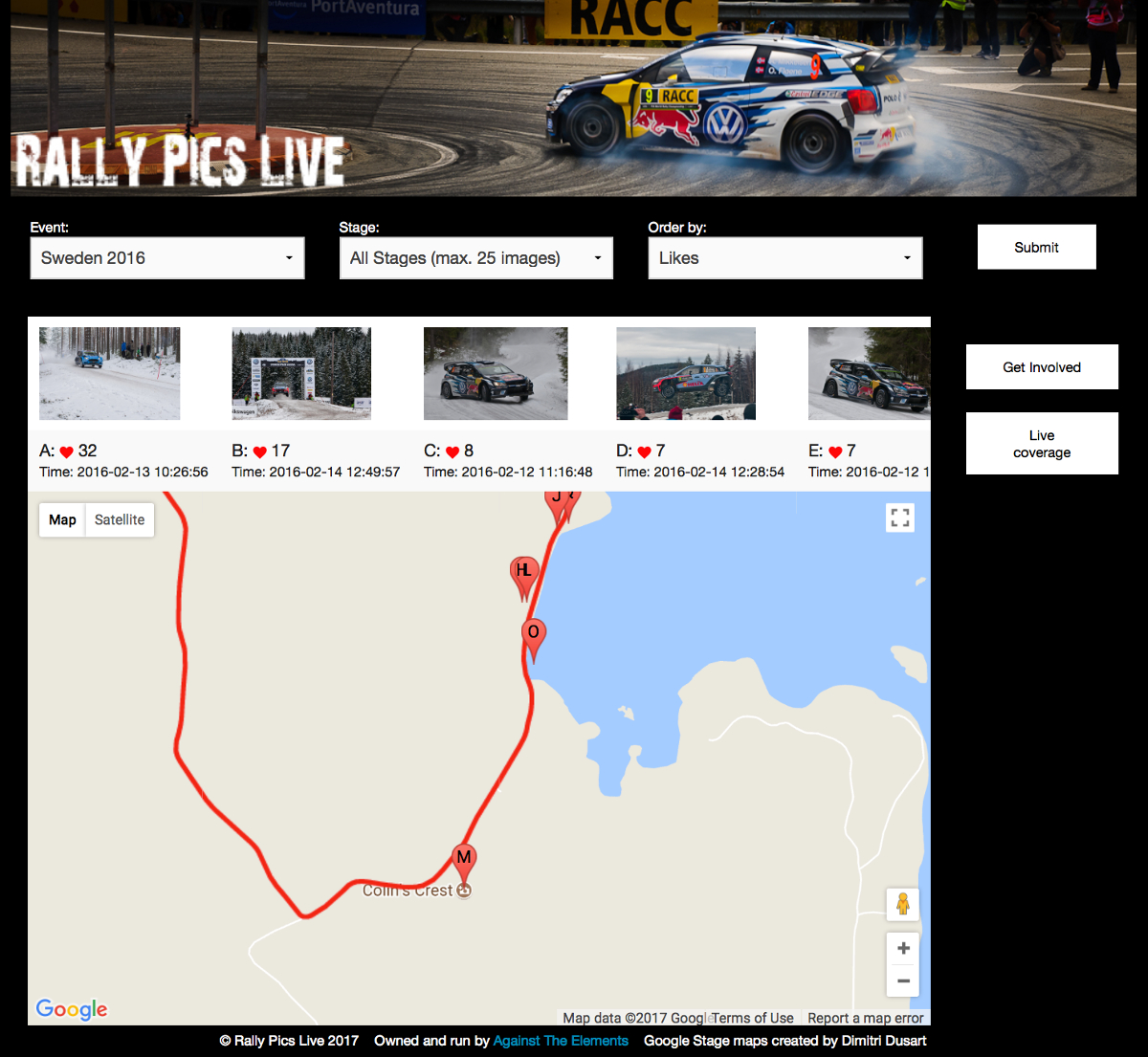 RallyPicsLive covering Rally Sweden
